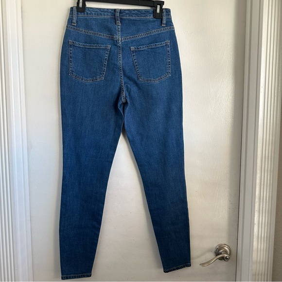 Wild Fable High Rise Blingy Blue Jeans Size 4 - Picture 6 of 9